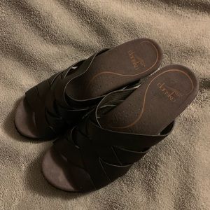 Black  Dansko Sandals